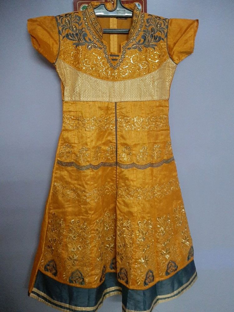 Mustard Yellow Ethnic Kurta