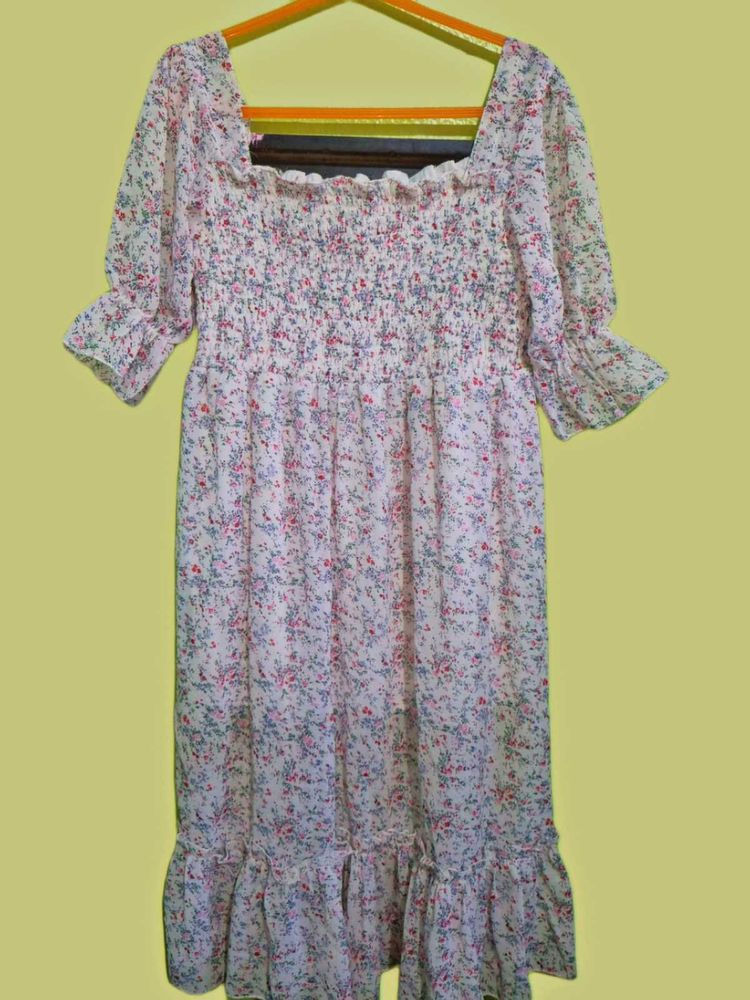 Fancy Imported Georgette Smoking Dress