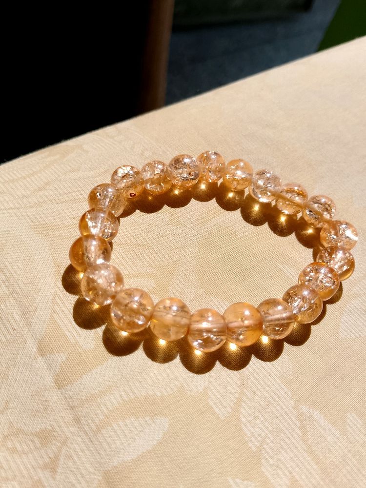 A Peach Crystal Bracelet