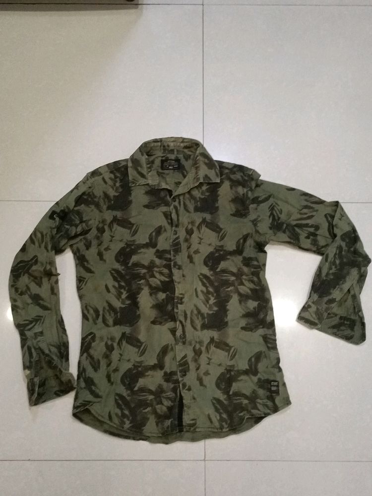 Green And Black Shirt For Men