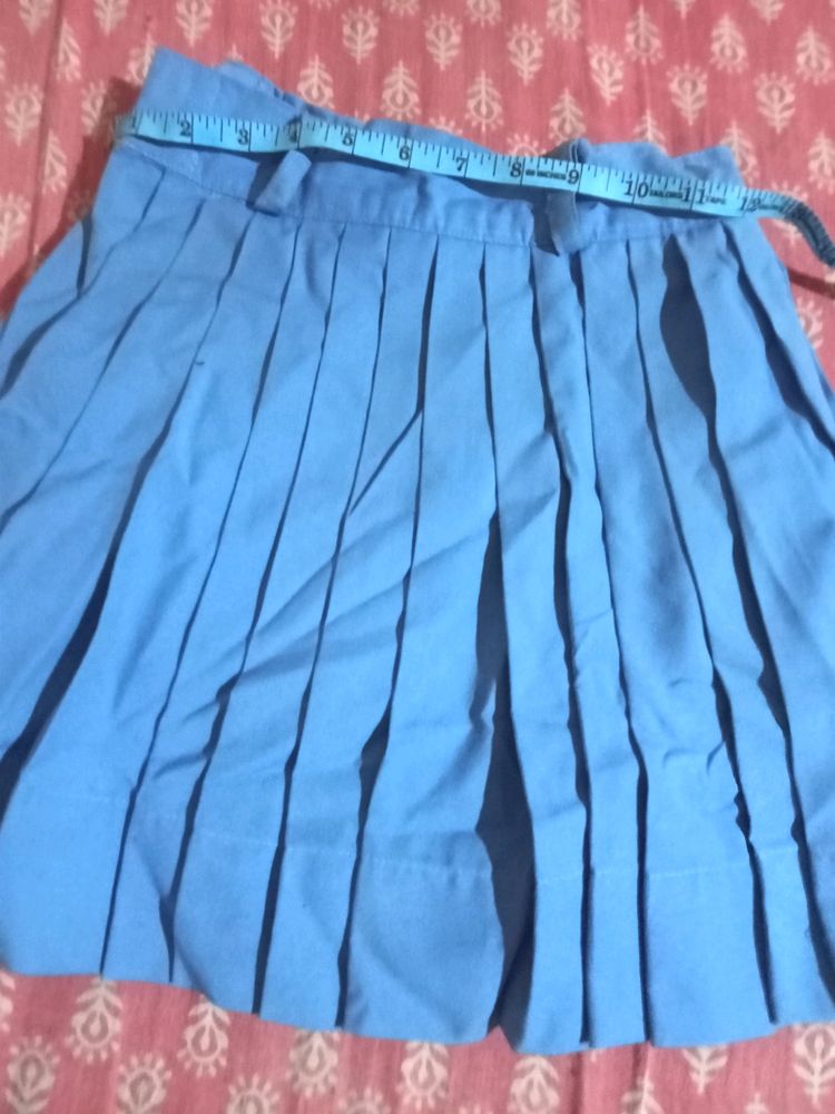 Blue Uniform Skirt For Girls