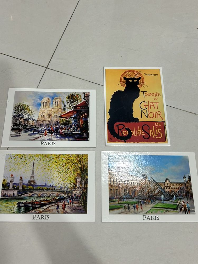 Paris Cute Postcards