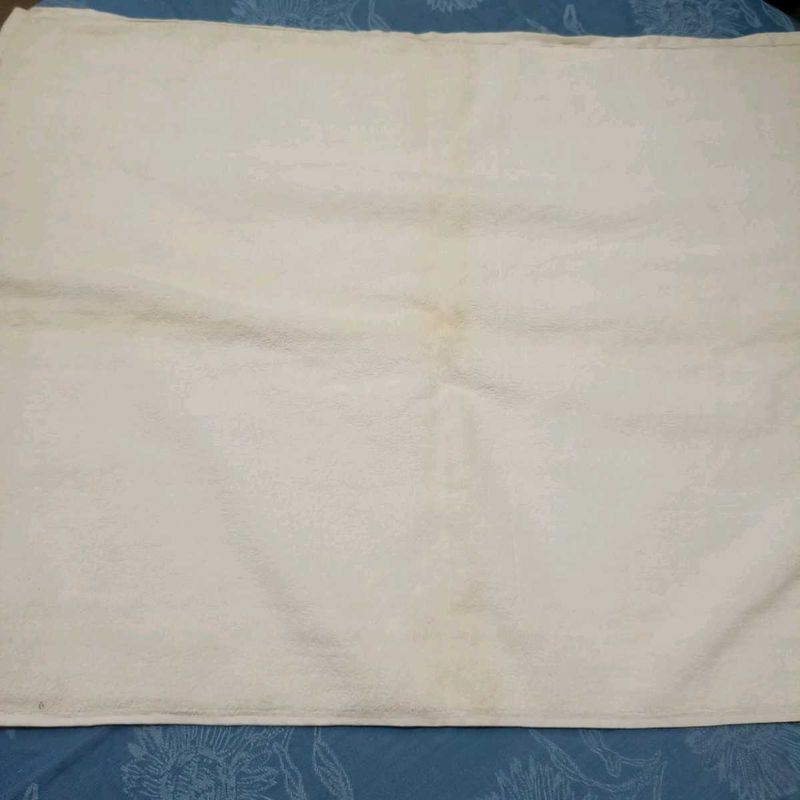 Plain White Bath Towel