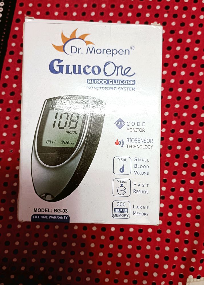 Dr Morepen Gluco One Blood Glucose Monitor