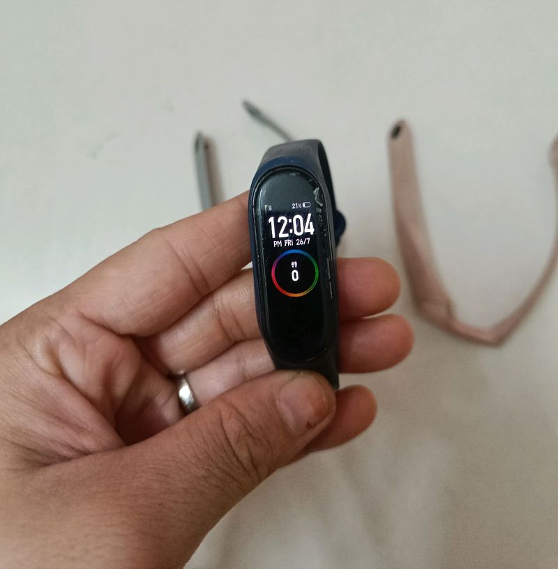 Mi Smart Band 4 . Fitband Watch  With 2 Straps