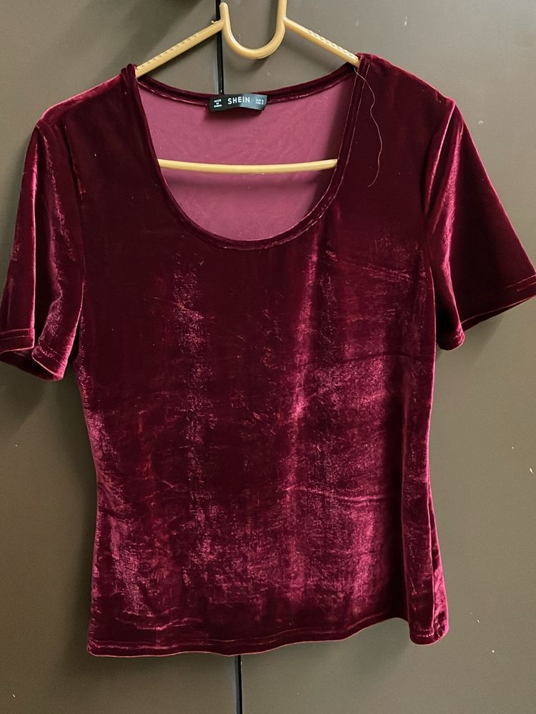 Velvet Party Wear Top