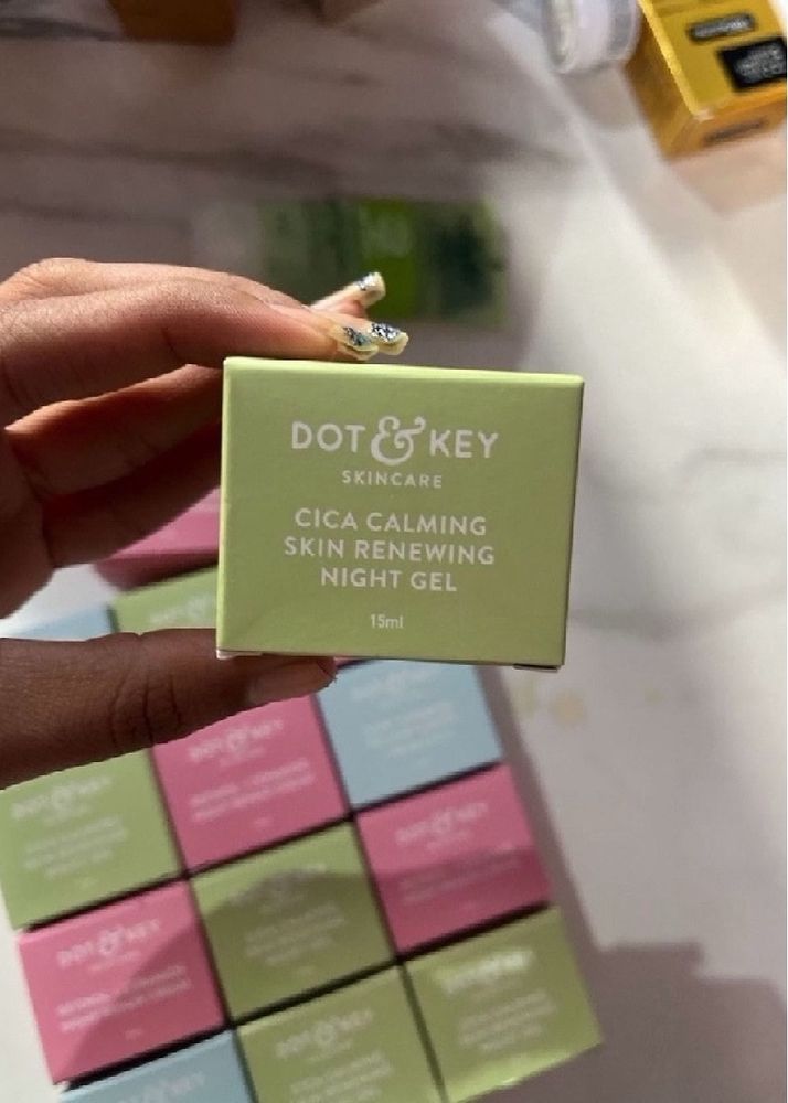 Dot&key Face Moisturiser Night Cica Calm Gel Cream