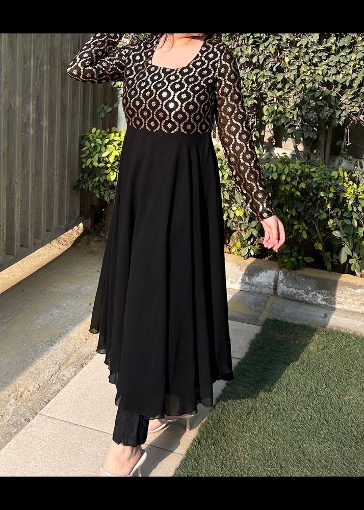 Black Anarkali Suit