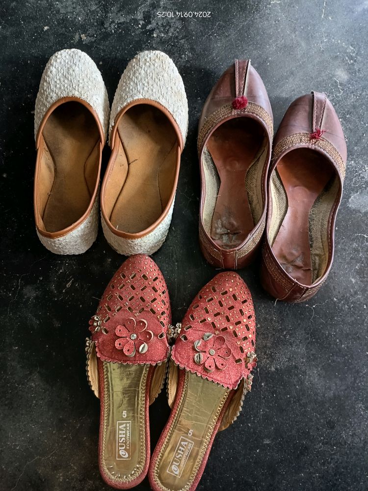 3 Pairs Of Ballerina/Jutti