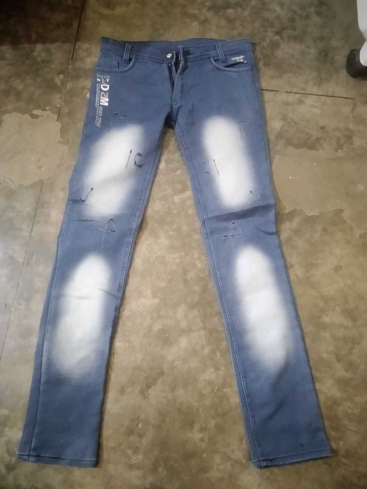 Damage Denim Jeans