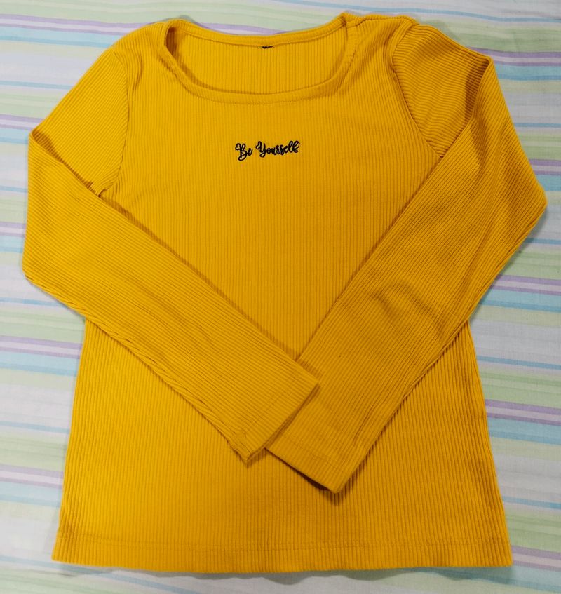 Mustard 💛🟡💛 Crop Top For Beautiful Girls