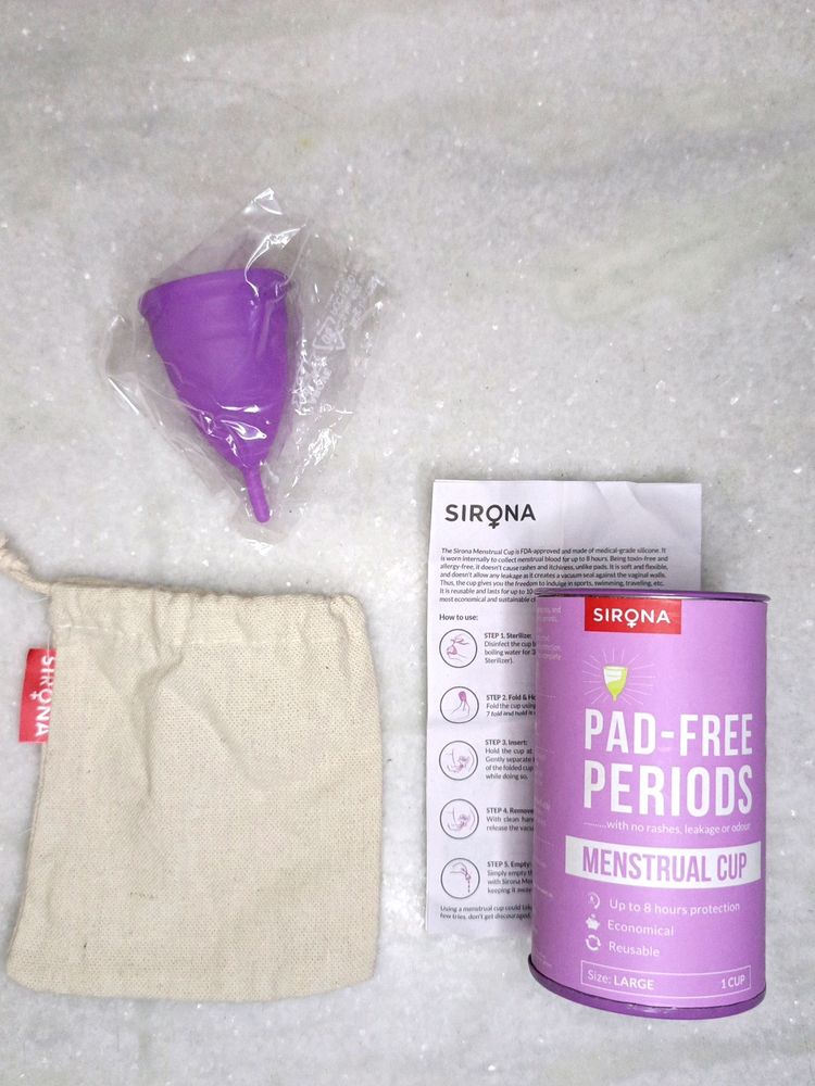 Sirona Hygiene Reusable Menstrual Cup for Women