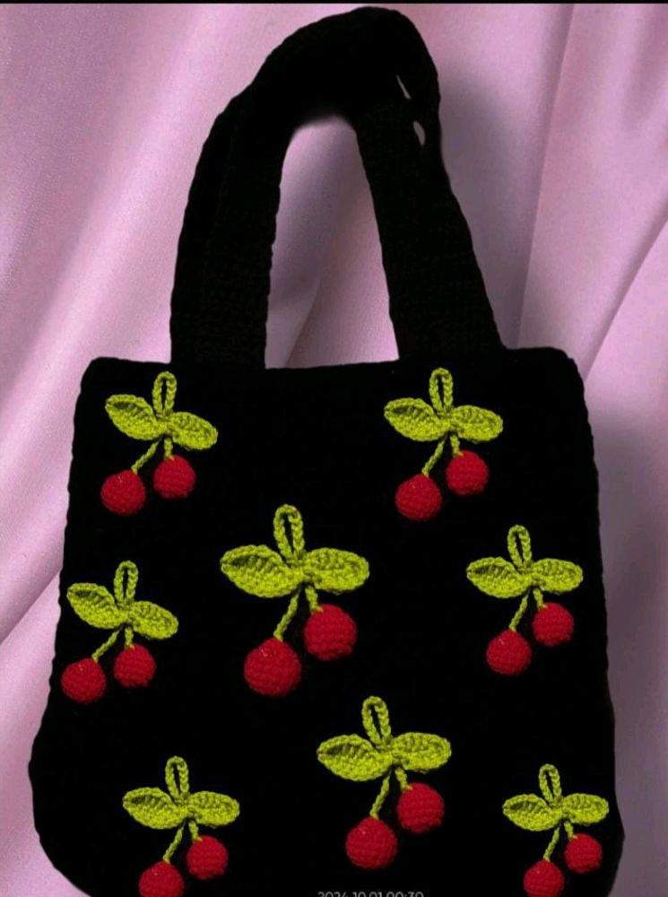 Crochet Cheery 🍒 Bag