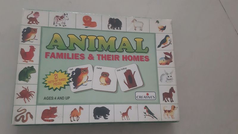 Animals And Their Homes Puzzle