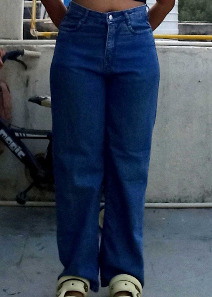 Blue Straight Fit Jeans