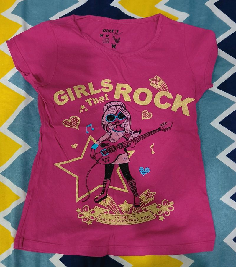 Girls Pink Tshirt