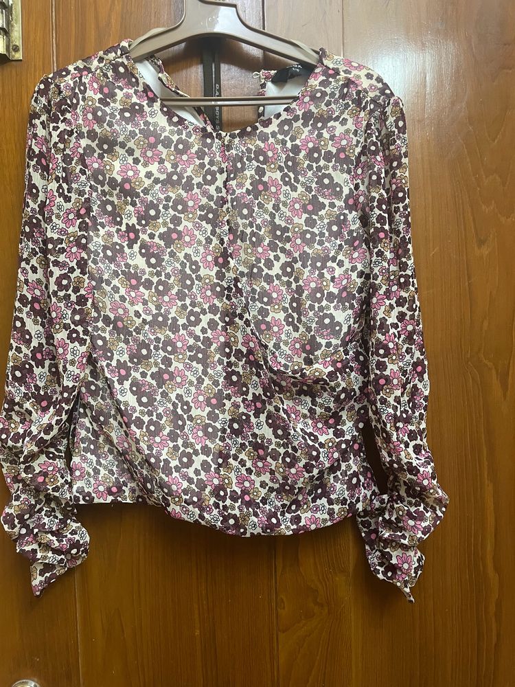 Floral Print Max Top