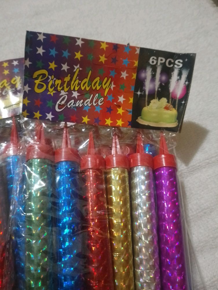 Birthday Candles 4set 24pcs