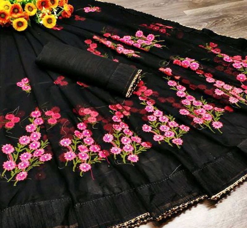 Women Net Saree