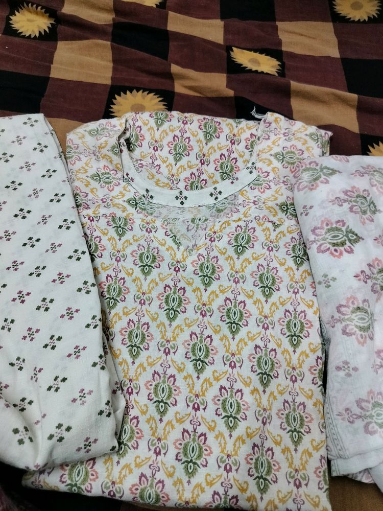 Cotton Kurti Set