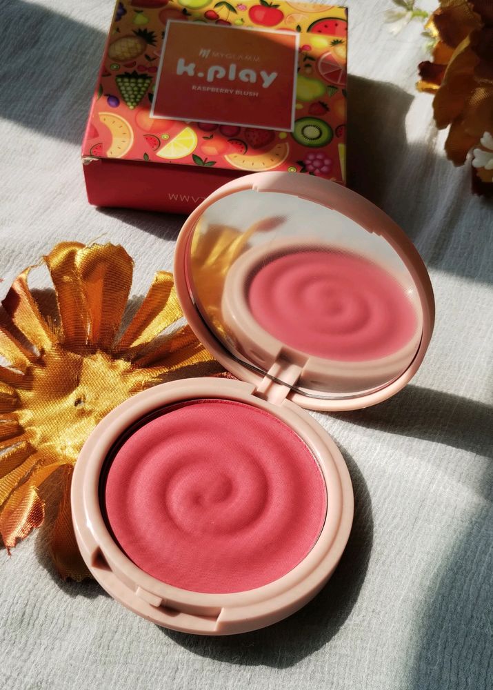 Myglamm K.Play Flavoured Blush - Frozen Raspberry