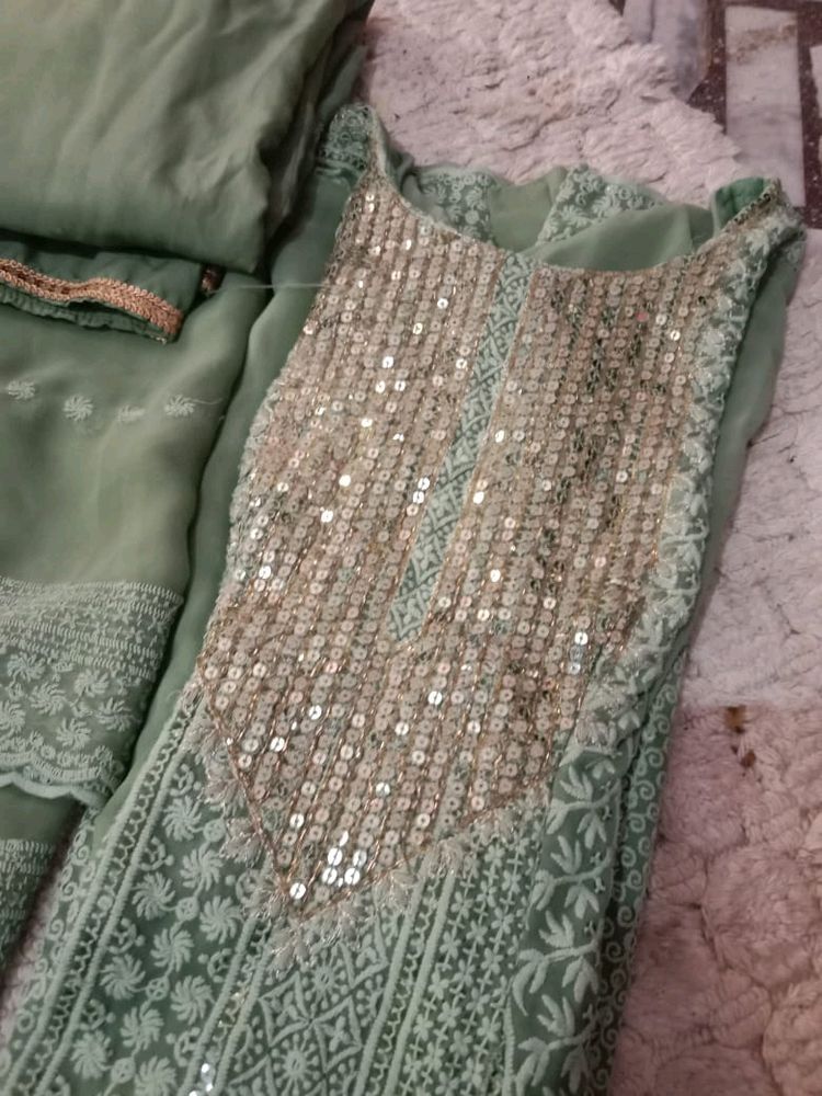 Beautiful Kurta Plazo Set With Dupatta