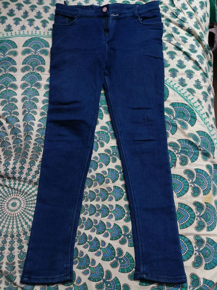 New Highwaist Single Button Jeans