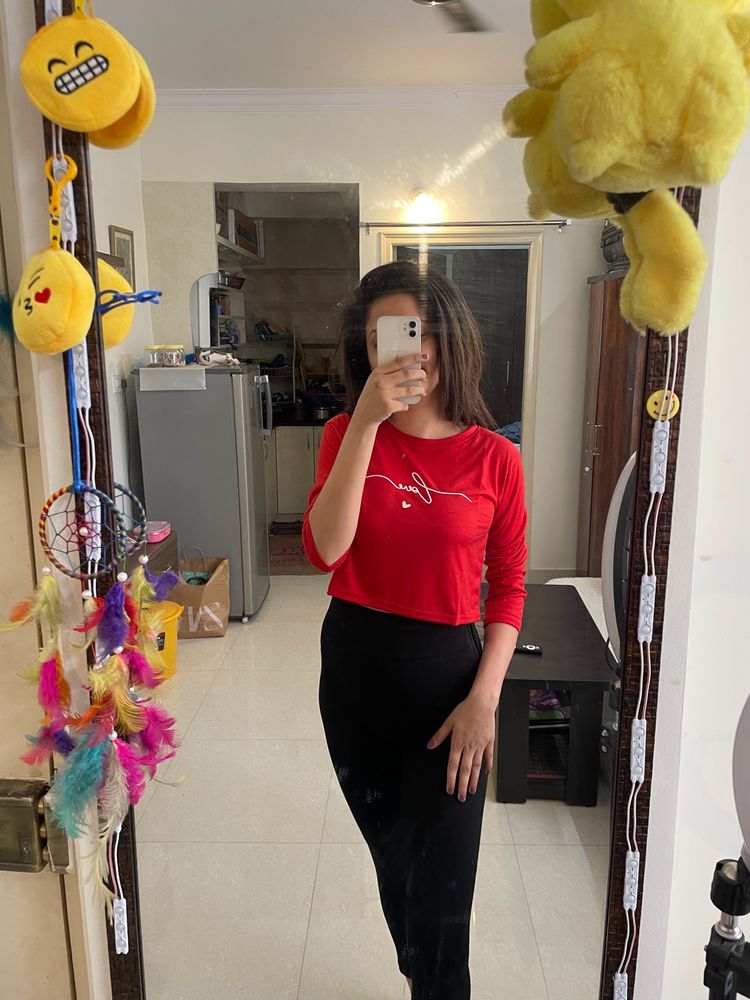 Good Quality Red Crop Top