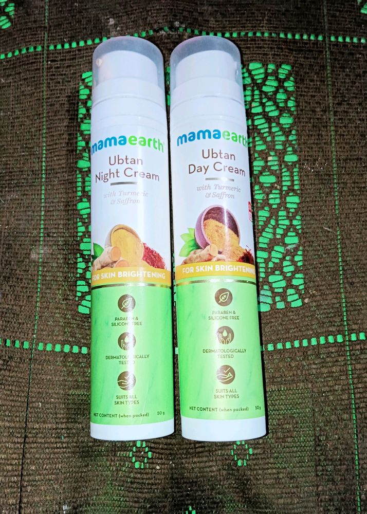 Mama Earth Ubtan Day And Night Cream Both