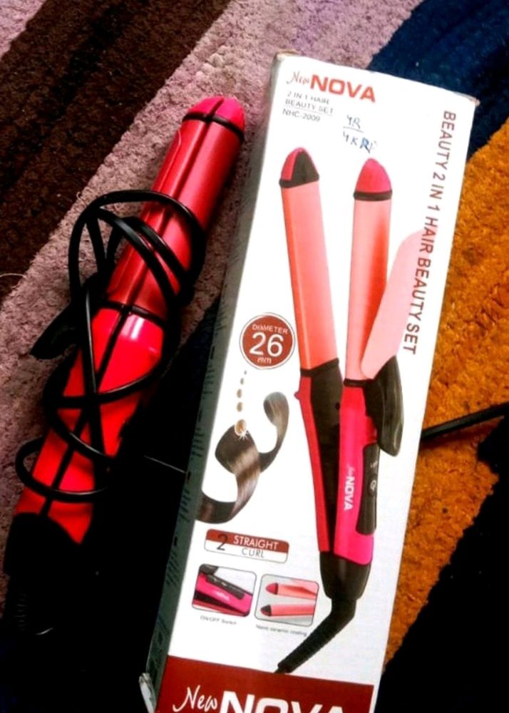 2 in 1 Hair Straightener