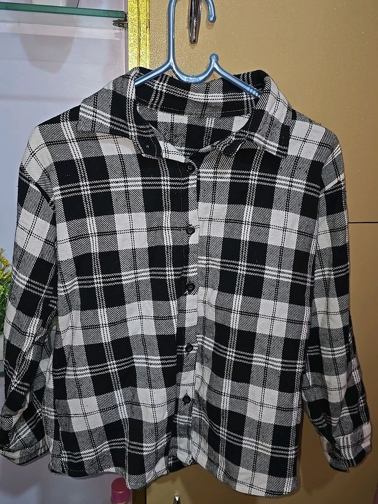 Check Shirt Combo For Women