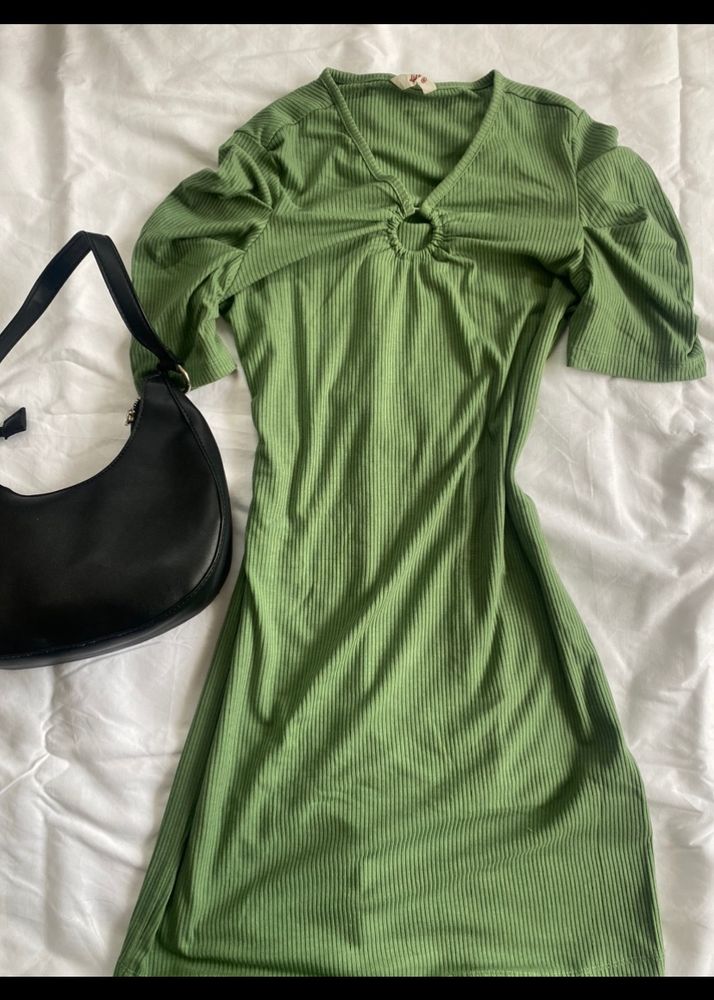 Green beachy Dress