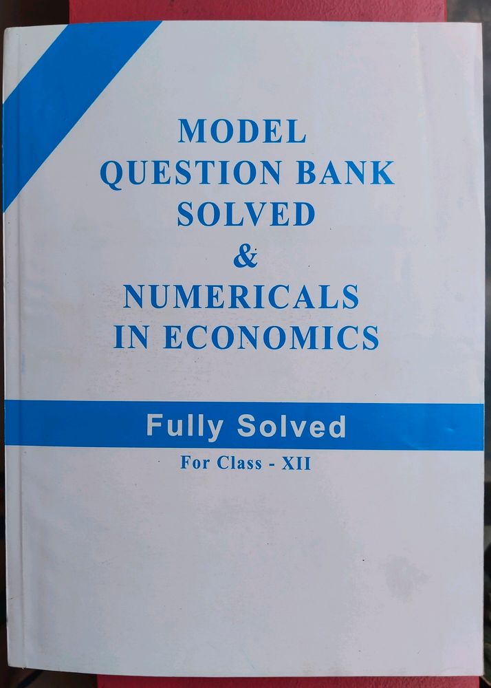 Economics Class 12 Model Solved Book 📚