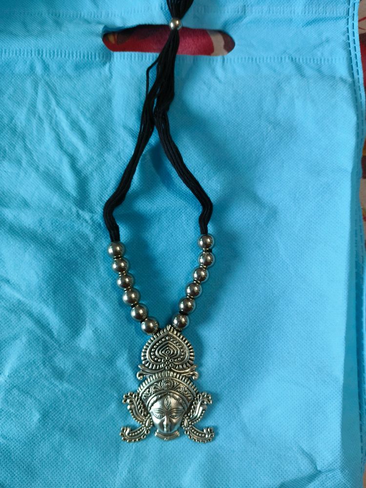 Maa Durga oxidised Neckpiece