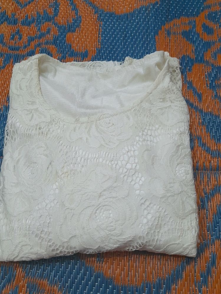 White Colour Top