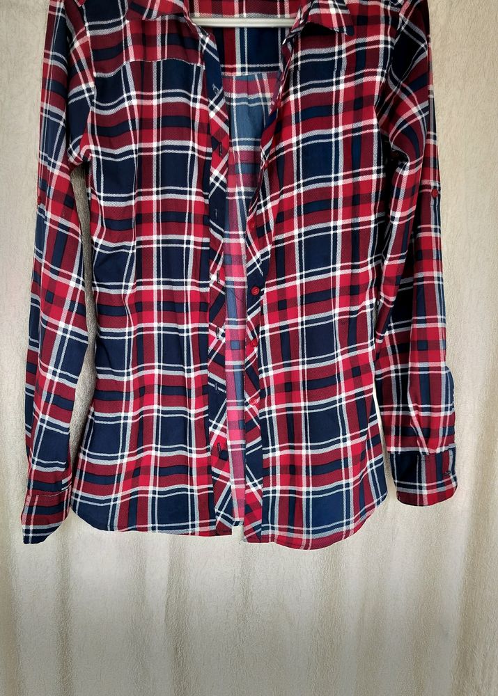 Oversized Check Shirt