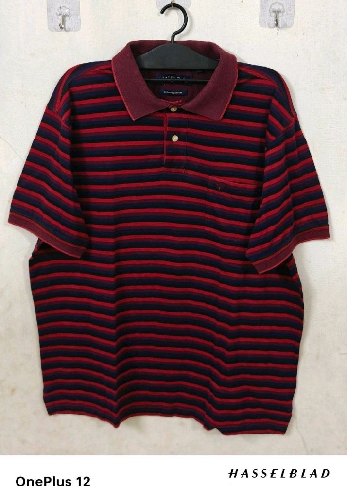 PREMIUM Horizontal Stripes Allen Solly T Shirt-X