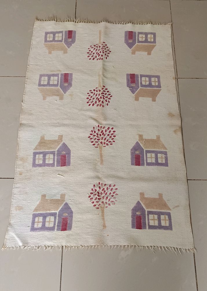 Cotton Carpet Size 35" x 22.5"