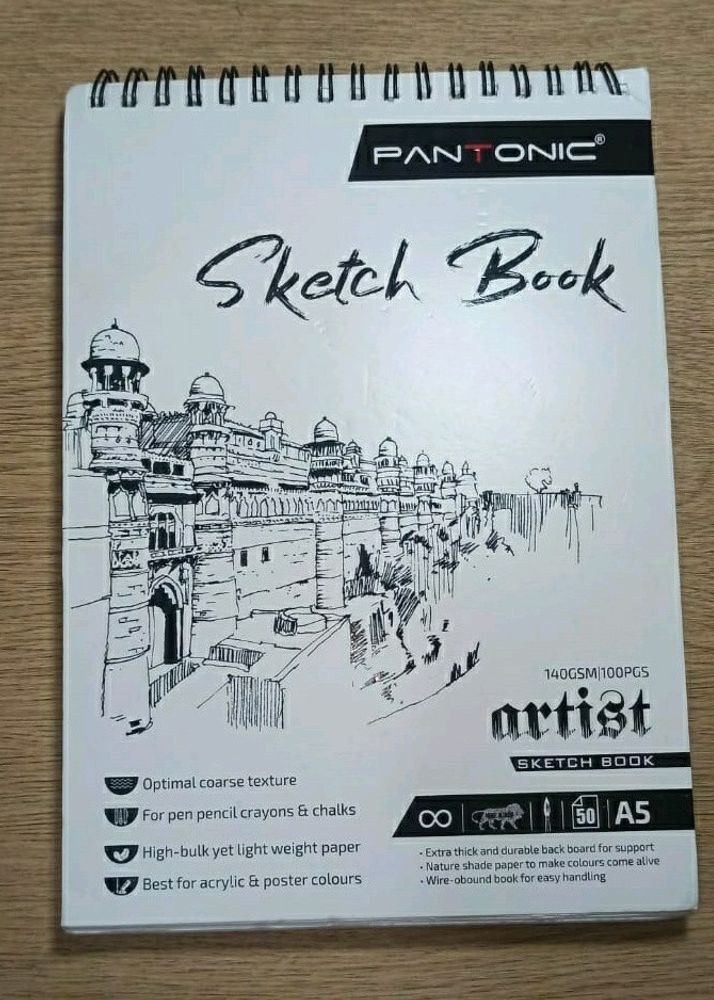 Sketch Book A5 140Gsm 100Pgs Code Pnta3