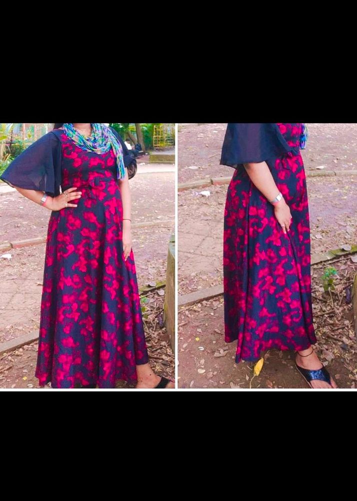 flared kurti like gown