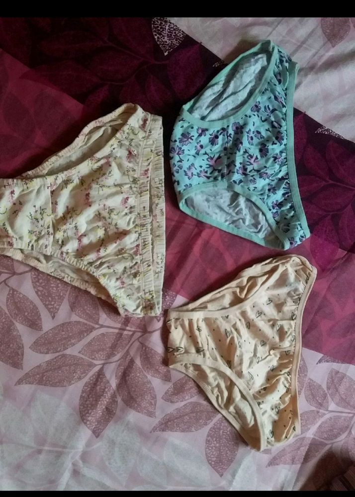 3 New Cotton Brief