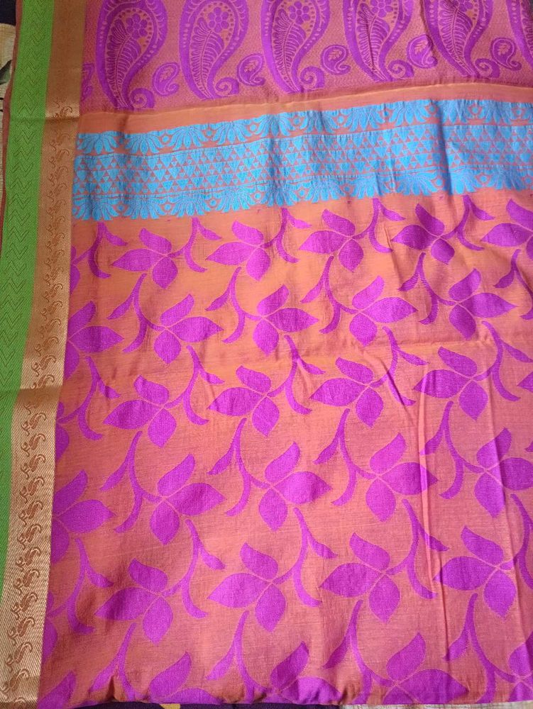 Floral Cotton Saree