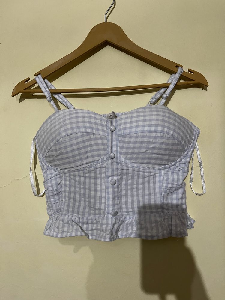 Cute Gingham Top