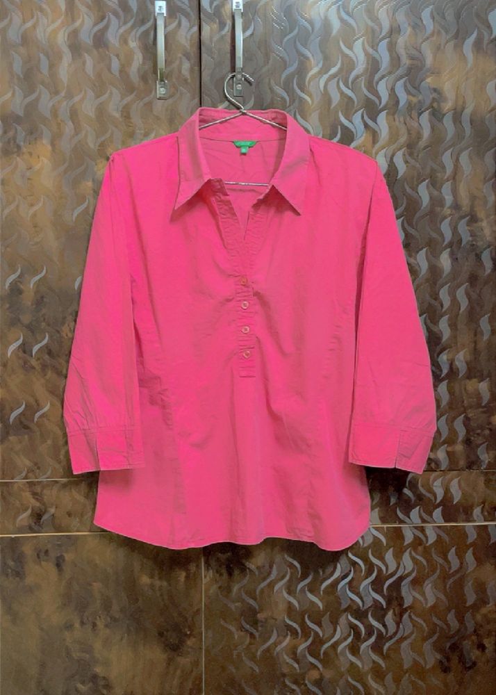 United Colors Of Benetton Pink Shirt