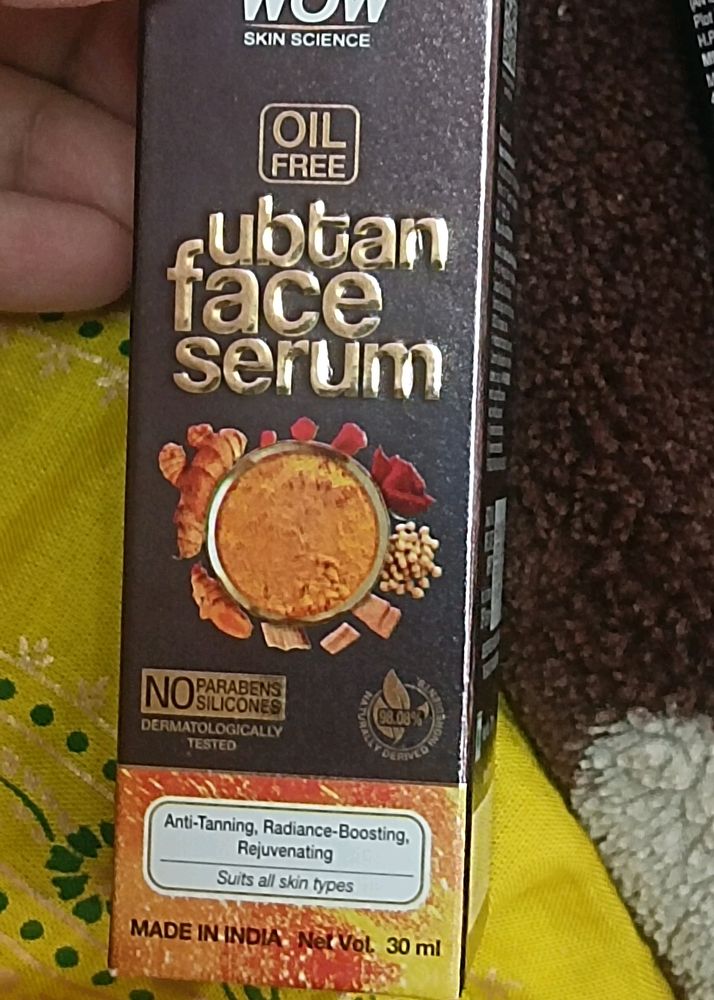 WOW Skin Science Ubtan Face Serum