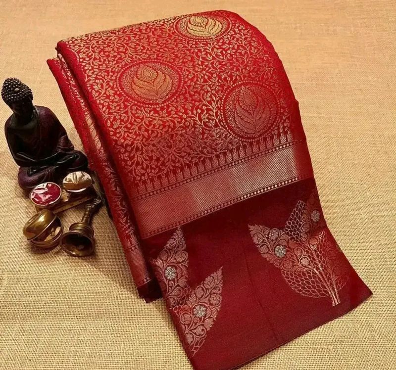 Karwa chauth Special Art Silk Saree With Blouse Pi