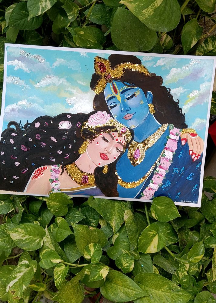 Radha Krishna Painting