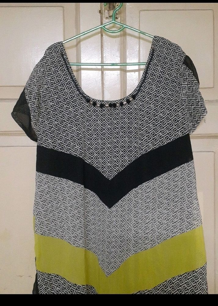 Nice V Shape Kurti Size Xxl