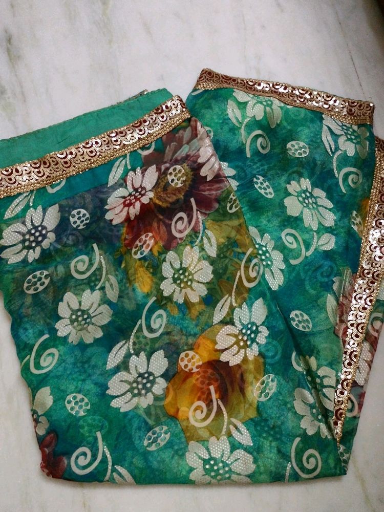 FANCY SAREE WITH BLOUSE