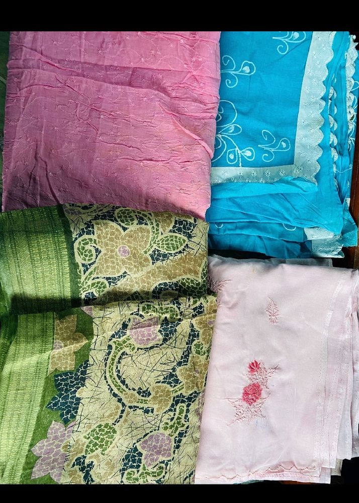 Cotton Saree( Pack Of 4)